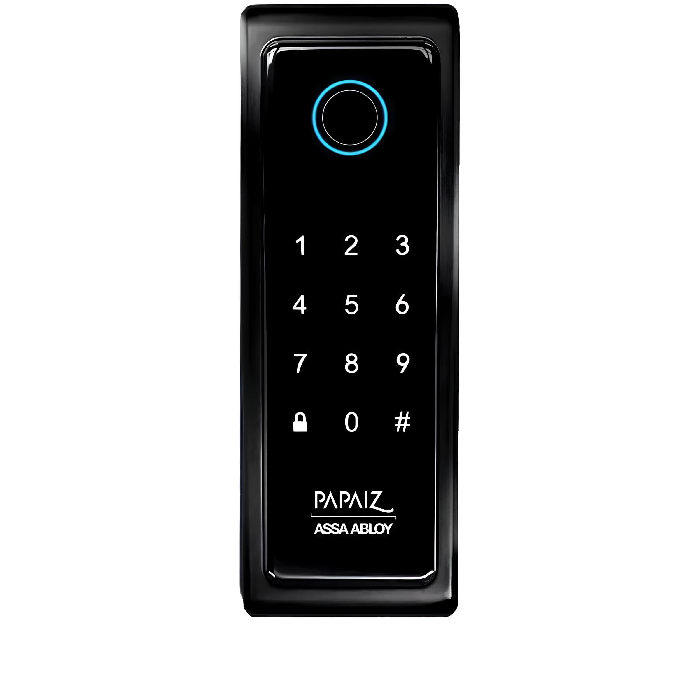 Fechadura Eletronica SL140B Biometrica De Sobrepor Preta Papaiz 80806_0.jpg